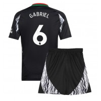 Camisa de time de futebol Arsenal Gabriel Magalhaes #6 Replicas 2º Equipamento Infantil 2024-25 Manga Curta (+ Calças curtas)